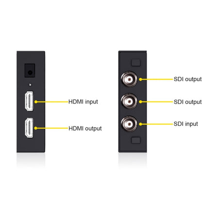 SEETEC 3 x SDI to 2 x HDMI Two-way Signal Translator Converter-garmade.com