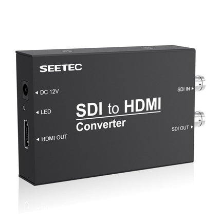 SEETEC 1 x SDI Input + 1 x SDI Output to 1 x HDMI Output Converter-garmade.com