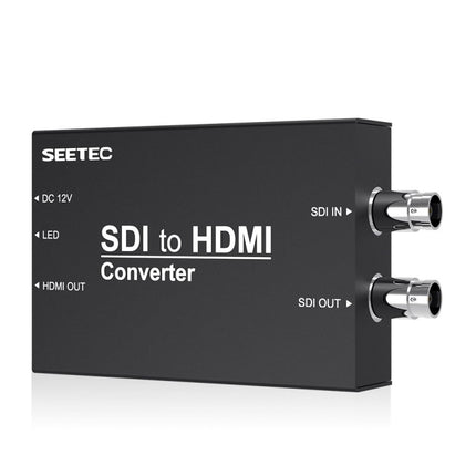 SEETEC 1 x SDI Input + 1 x SDI Output to 1 x HDMI Output Converter-garmade.com