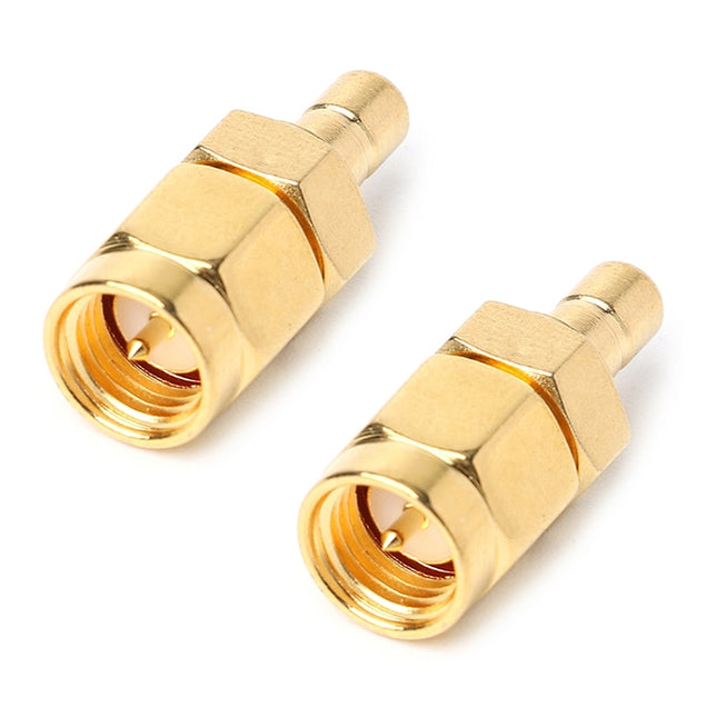 2 PCS SMA Male to SMA Male DAB Digital Radio Antenna Connector-garmade.com