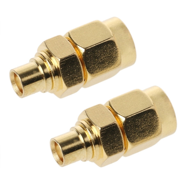 2 PCS SMA Male to MCX Female RF Coaxial Connector-garmade.com