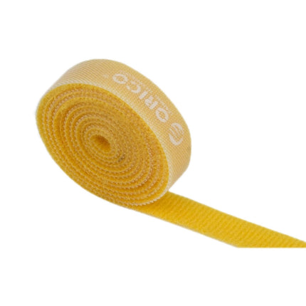 ORICO CBT-1S 1m Reusable & Dividable Hook and Loop Cable Ties(Yellow)-garmade.com