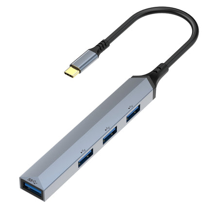 V252 4 in 1 USB-C / Type-C to USB Docking Station HUB Adapter-garmade.com
