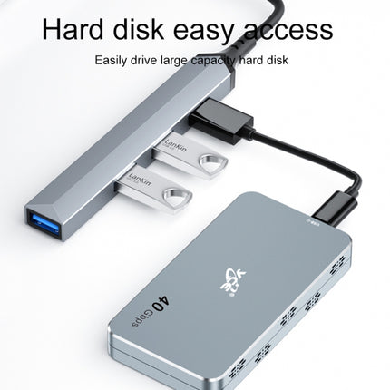 V252 4 in 1 USB-C / Type-C to USB Docking Station HUB Adapter-garmade.com