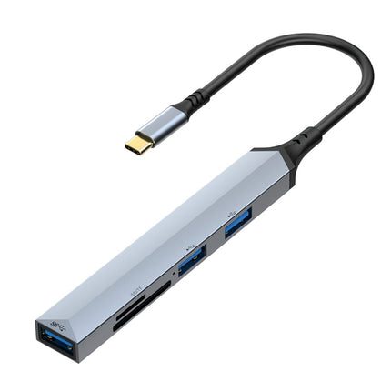 V253 5 in 1 USB-C/Type-C to USB Multifunctional Docking Station HUB Adapter-garmade.com