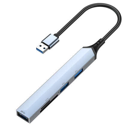 V253A 5 in 1 USB to USB Multifunctional Docking Station HUB Adapter-garmade.com