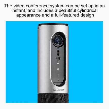 Logitech CC2000E Small Groups HD 1080P Video Conference Webcam Camera with Microphone, EU Plug-garmade.com