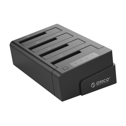 ORICO 6648US3-C-V1 4-bay USB 3.0 Type-B to SATA External Hard Disk Box Storage Case Hard Disk Docking Station / Duplicator for 2.5 inch / 3.5 inch SATA HDD / SSD-garmade.com