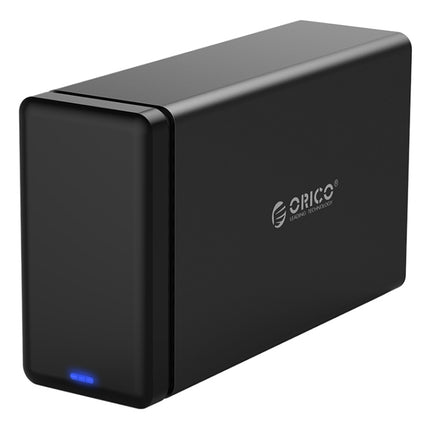 ORICO NS200-C3 2-bay USB-C / Type-C 3.1 to SATA External Hard Disk Box Storage Case Hard Drive Dock for 3.5 inch SATA HDD, Support UASP Protocol-garmade.com