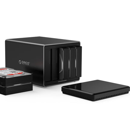 ORICO NS500-RU3 5-bay USB 3.0 Type-B to SATA External Hard Disk Box Storage Case Hard Drive Dock with Raid for 3.5 inch SATA HDD, Support UASP Protocol-garmade.com