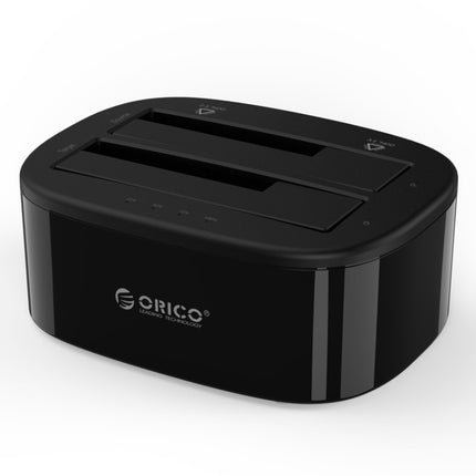 ORICO 6228US3-C 1 to 1 Clone 2 Bay USB 3.0 Type-B to SATA External Storage Hard Drive Dock for 2.5 inch / 3.5 inch SATA HDD / SSD-garmade.com