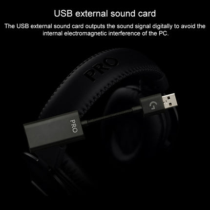 Logitech G PRO X USB Wired 7.1 Surround Gaming Headset Microphone-garmade.com