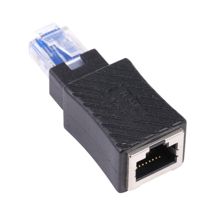 RJ45 Male to Female Converter Straight Extension Adapter for Cat5 Cat6 LAN Ethernet Network Cable-garmade.com
