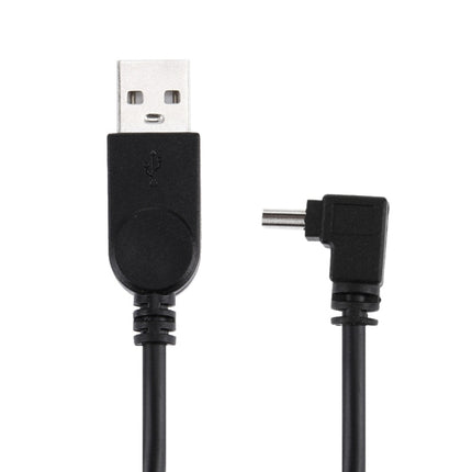 90 Degree Angle Elbow Mini USB to USB Data / Charging Cable, Length: 28cm-garmade.com