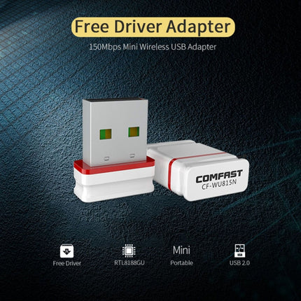 COMFAST CF-WU815N 150Mbps Mini Wireless USB 2.0 Free Driver WiFi Adapter External Network Card-garmade.com