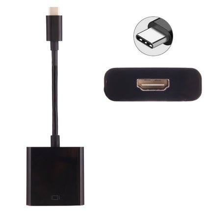 USB-C / Type-C 3.1 Male to HDMI female Adapter Cable, Length: About 10cm, For Galaxy S9 & S9 + & S8 & S8 + & Note 8 / HTC 10 / Huawei Mate 10 & Mate 10 Pro & P20 & P20 Pro / MacBook 12 inch / MacBook Pro-garmade.com