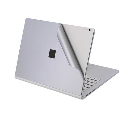 4 in 1 Notebook Shell Protective Film Sticker Set for Microsoft Surface Book 2 15 inch(Grey)-garmade.com