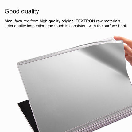 4 in 1 Notebook Shell Protective Film Sticker Set for Microsoft Surface Book 13.5 inch(Grey)-garmade.com