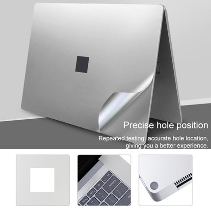 4 in 1 Notebook Shell Protective Film Sticker Set for Microsoft Surface Laptop 3 13.5 inch (Black)-garmade.com