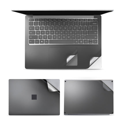 4 in 1 Notebook Shell Protective Film Sticker Set for Microsoft Surface Laptop 3 13.5 inch (Grey)-garmade.com