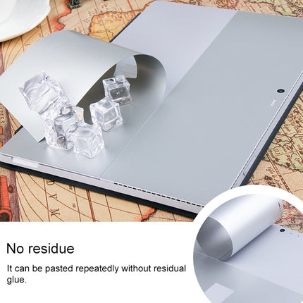 Tablet PC Shell Protective Back Film Sticker for Microsoft Surface Pro 3 (Silver)-garmade.com