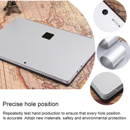 Tablet PC Shell Protective Back Film Sticker for Microsoft Surface 3 (Silver)-garmade.com
