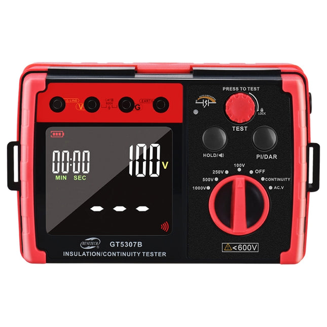 BENETECH GT5307B Professional LCD Digital Insulation Resistance Tester-garmade.com