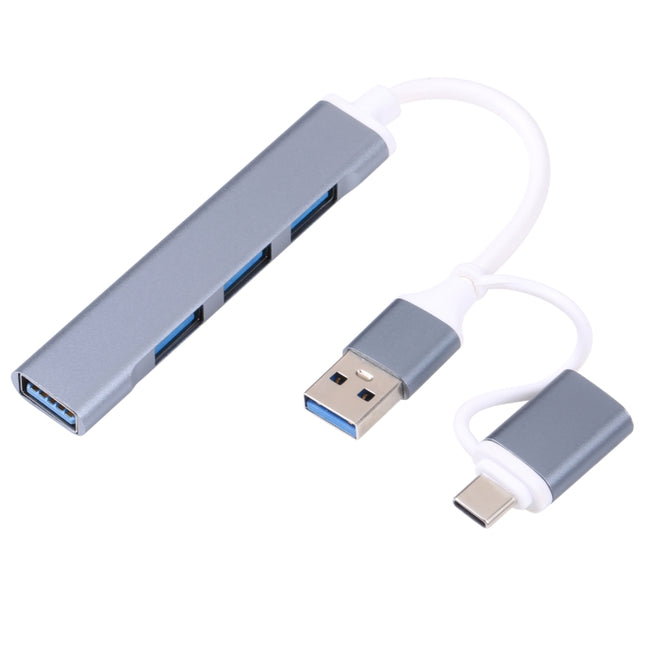 A-806 5 in 1 USB 3.0 and Type-C / USB-C to USB 3.0 HUB Adapter-garmade.com