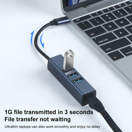 RDS 6307-4 USB-C / Type-C to USB3.0 + Triple USB2.0 4 in 1 HUB Adapter-garmade.com