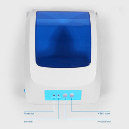 GPRINTER GP1324D Bluetooth USB Port Thermal Automatic Calibration Barcode Printer, Max Supported Thermal Paper Size: 104 x 2286mm-garmade.com