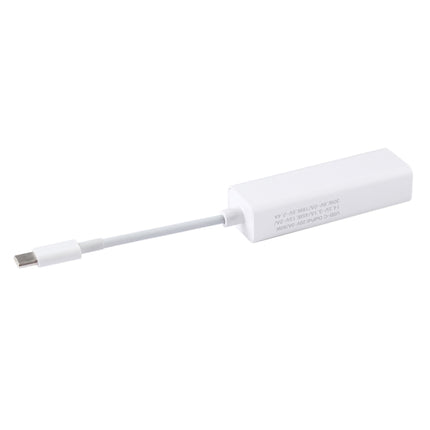 AnyWatt 5 Pin MagSafe 2 Magnetic T-Tip Female to USB-C / Type-C Male Charge Adapter Converter for MacBook Pro(White)-garmade.com