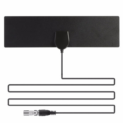 25 Miles Range 28dBi High Gain Amplified Digital HDTV Indoor Outdoor TV Antenna with 3.7m Coaxial Cable & IEC Adapter-garmade.com