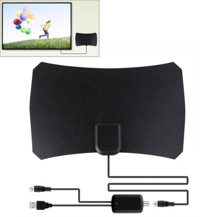 50 Miles Range 25dBi High Gain Digital Indoor HDTV Antenna with 3m Coaxial Cable-garmade.com