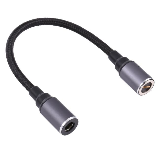 5.5 x 2.1mm Female to 8 Pin Magnetic DC Round Head Free Plug Charging Adapter Cable-garmade.com