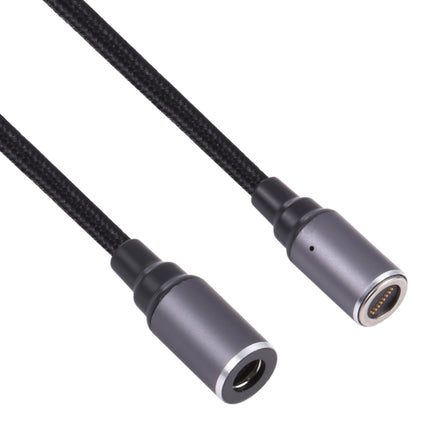 5.5 x 2.1mm Female to 8 Pin Magnetic DC Round Head Free Plug Charging Adapter Cable-garmade.com