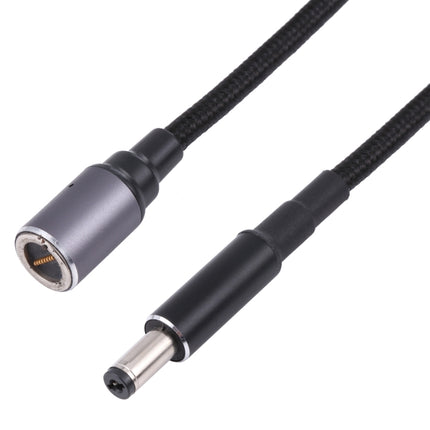 5.5 x 2.1mm Male to 8 Pin Magnetic DC Round Head Free Plug Charging Adapter Cable-garmade.com