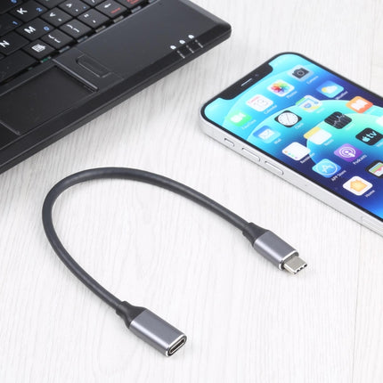 USB-C / Type-C Male to USB-C / Type-C Female Adapter Cable, Cable Length: 25cm-garmade.com