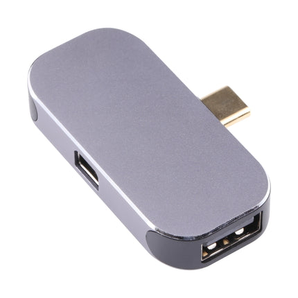 3 in 1 USB-C / Type-C Male to USB-C / Type-C Charging + USB + Mini DP Female Adapter-garmade.com