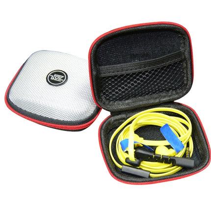 KZ Data Wire Charger Earphone Portable EVA Logo Receiving Case Arrange Package(Silver)-garmade.com