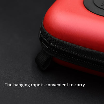 KZ Data Wire Charger Earphone Portable PU Receiving Case(Red)-garmade.com