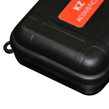 KZ Data Wire Charger Earphone Portable PP Material Receiving Case(Black)-garmade.com