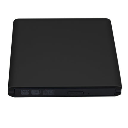 Aluminum Alloy External DVD Recorder USB3.0 Mobile External Desktop Laptop Optical Drive (Black)-garmade.com
