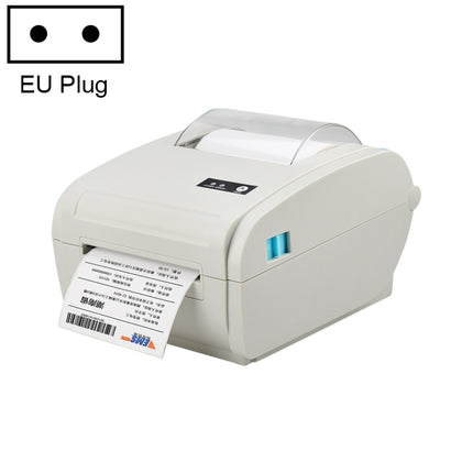 POS-9210 110mm USB POS Receipt Thermal Printer Express Delivery Barcode Label Printer, EU Plug(White)-garmade.com