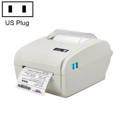 POS-9210 110mm USB + Bluetooth POS Receipt Thermal Printer Express Delivery Barcode Label Printer, US Plug(White)-garmade.com