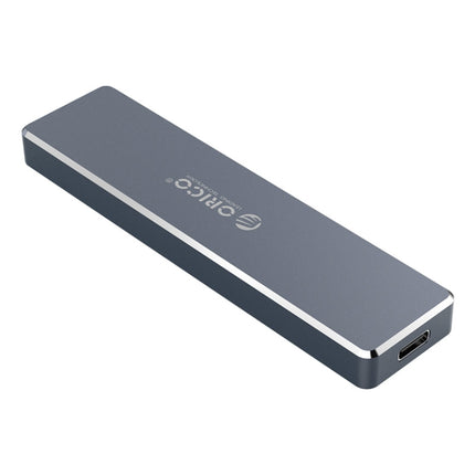 ORICO PCM2-C3 M.2 M-Key to USB 3.1 Gen2 USB-C / Type-C Push-top Solid State Drive Enclosure, The Maximum Support Capacity: 2TB(Grey)-garmade.com