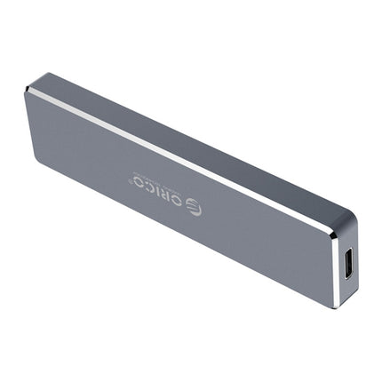 ORICO PCM2-C3 M.2 M-Key to USB 3.1 Gen2 USB-C / Type-C Push-top Solid State Drive Enclosure, The Maximum Support Capacity: 2TB(Grey)-garmade.com
