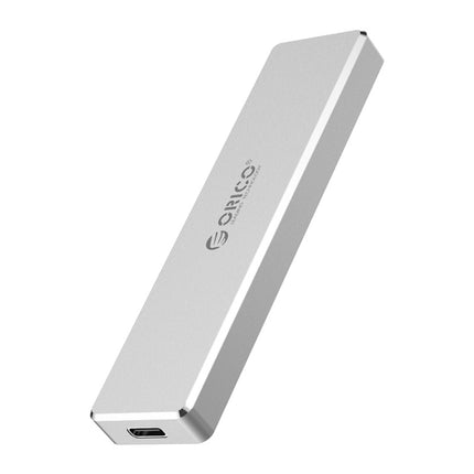 ORICO PCM2-C3 M.2 M-Key to USB 3.1 Gen2 USB-C / Type-C Push-top Solid State Drive Enclosure, The Maximum Support Capacity: 2TB(Silver)-garmade.com