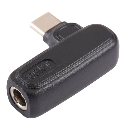 100W 6.0x1.4mm Female to USB-C/Type-C Male Plug Laptop Adapter Connector-garmade.com