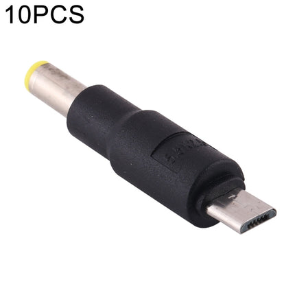 10 PCS 5.5 x 2.5mm to Micro USB DC Power Plug Connector-garmade.com