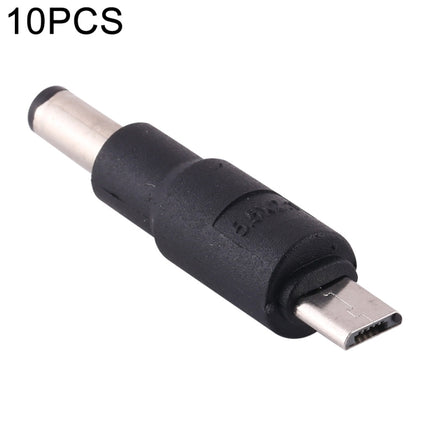 10 PCS 5.5 x 2.1mm to Micro USB DC Power Plug Connector-garmade.com